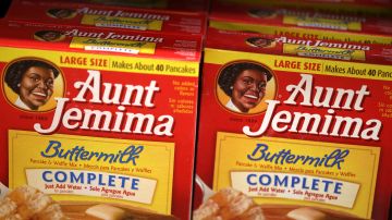 SAN RAFAEL, CALIFORNIA - JUNE 17: Boxes of Aunt Jemima pancake mix are displayed on a shelf at Scotty's Market on June 17, 2020 in San Rafael, California. Quaker Oats announced that it will discontinue the 130-year-old Aunt Jemima brand and logo over concerns of the brand being based on a racial stereotype. Mars, the maker of Uncle Ben's rice is also considering a change in the rice brand. (Photo by Justin Sullivan/Getty Images)