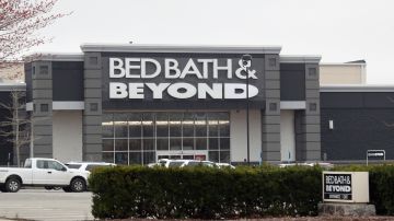 WESTBURY, NEW YORK - MARCH 20: A general view of the Bed Bath & Beyond sign as photographed on March 20, 2020 in Westbury, New York. (Photo by Bruce Bennett/Getty Images)