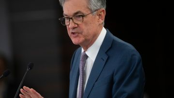 WASHINGTON, DC - MARCH 03: Federal Reserve Chair Jerome H. Powell announces a half percentage point interest rate cut during a speech on March 3, 2020 in Washington, DC. (Photo by Mark Makela/Getty Images)