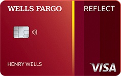 Foto de la tarjeta de crédito Reflect de Wells Fargo