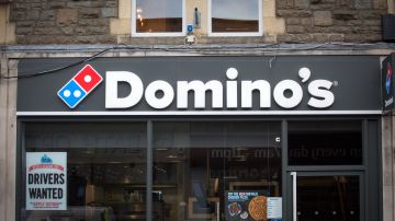 BATH, ENGLAND - FEBRUARY 19:  A branch of Domino's pizza takeaway is pictured on February 19, 2018 in Bath, England. The number of takeaway restaurants has increased significantly in the last few years and this has raised concerns that this can lead to over-consumption in cheap, unhealthy high-fat nutrient-poor food and drink leading to higher body weight and greater risk of obesity.  (Photo by Matt Cardy/Getty Images)