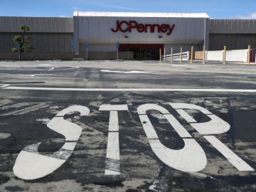 SAN BRUNO, CALIFORNIA - MAY 15: A view of a temporarily closed JCPenney store at The Shops at Tanforan Mall on May 15, 2020 in San Bruno, California. JCPenney avoided bankruptcy after the company paid down paid $17 million in debt on Friday after missing two previous payments.JCPenney has an estimate $3.6 billion in debt. (Photo by Justin Sullivan/Getty Images)