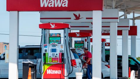 Wawa gas station chain in Middletown, DE, on July 26, 2019. (Photo by JIM WATSON / AFP)        (Photo credit should read JIM WATSON/AFP via Getty Images)