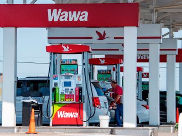 Wawa gas station chain in Middletown, DE, on July 26, 2019. (Photo by JIM WATSON / AFP)        (Photo credit should read JIM WATSON/AFP via Getty Images)