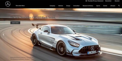 El sitio web de Mercedes-Benz fue el más valorado en el segmento de autos de lujo.