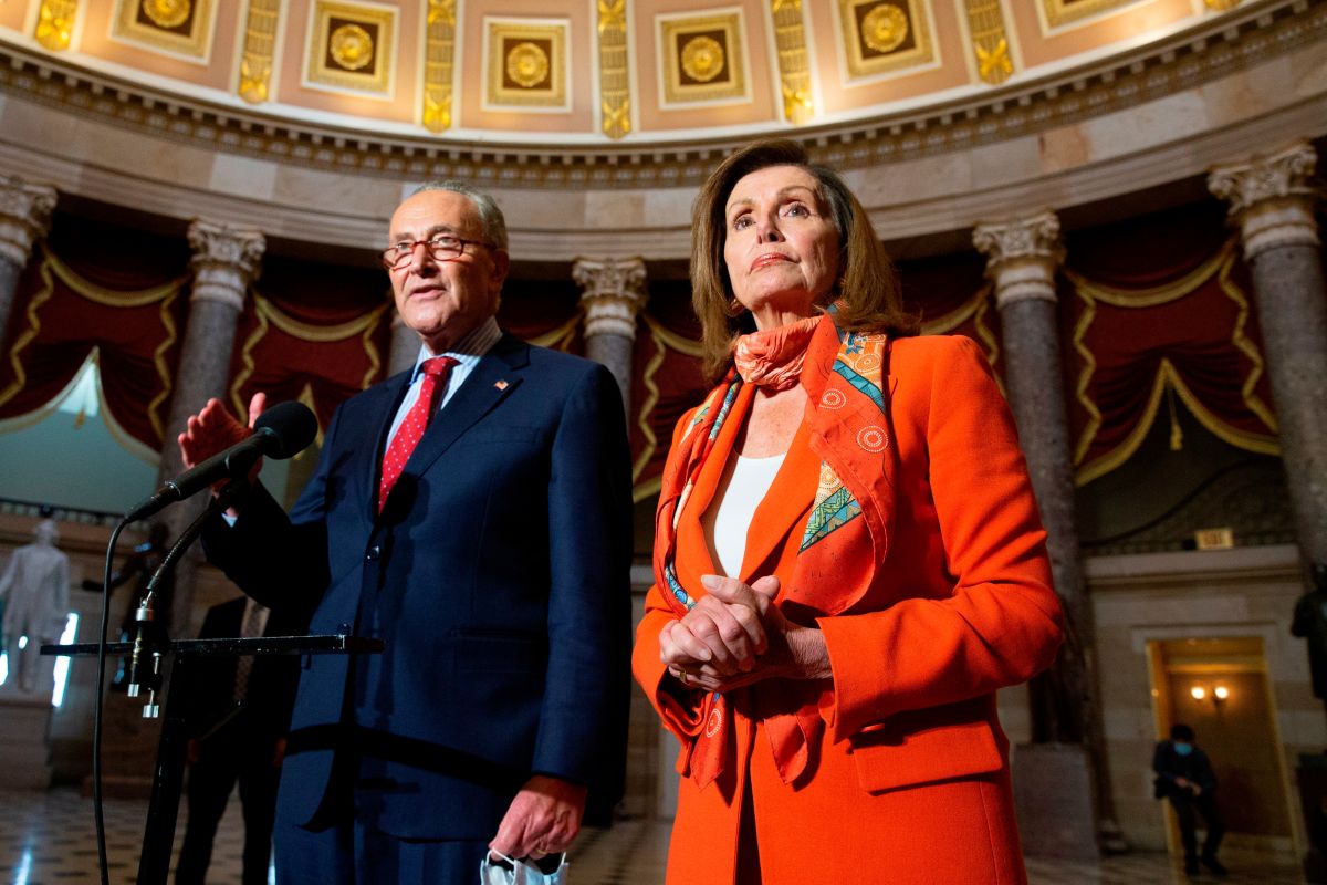 Schumer y Pelosi: las caras visibles del los demócratas en el Congreso.