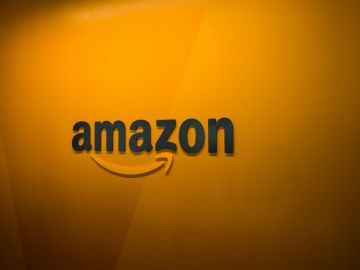 SEATTLE, WA - JUNE 16: An Amazon logo is seen inside the Amazon corporate headquarters on June 16, 2017 in Seattle, Washington. Amazon announced that it will buy Whole Foods Market, Inc. for over $13 billion. (Photo by David Ryder/Getty Images)
