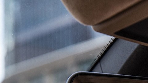 Espejo retrovisor con cámara del Cadillac CT6.