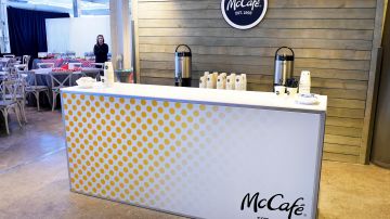 MINNEAPOLIS, MN - FEBRUARY 02:  View of the McCafe station at the Annual Bootsy Bellows Big Game Experience with McDonalds on February 2, 2018 in Minneapolis, Minnesota.  (Photo by Kevin Winter/Getty Images for McDonald's)