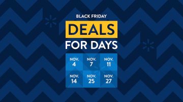 Las ofertas de Black Friday de Walmart terminan este 27 de noviembre.