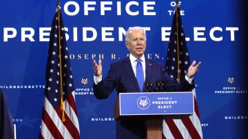 WILMINGTON, DELAWARE - DECEMBER 01: U.S. President-elect Joe Biden speaks during an event to name his economic team at the Queen Theater December 1, 2020 in Wilmington, Delaware. Biden is nominating and appointing key positions of the team, including Janet Yellen to be Secretary of the Treasury.