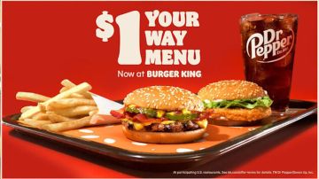 ”$1 Your Way” es una apuesta para ofrecer alimentos asequibles en medio de la crisis económica.