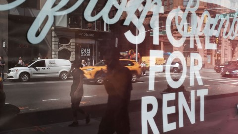 NEW YORK, NEW YORK - JULY 24: A closed retail store is shown along a Manhattan street July 24, 2019 in New York. U.S. Treasury Secretary Steve Mnuchin said in an interview today that while Amazon has provided benefits to consumers, it has at the same time destroyed much of the retail industry in the U.S. Since January 2017, retail has lost more than 140,000 jobs, according to U.S. Labor Department data. (Photo by Spencer Platt/Getty Images)