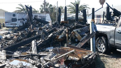 El condado de Galveston, Texas, es uno de los más golpeados por las heladas.