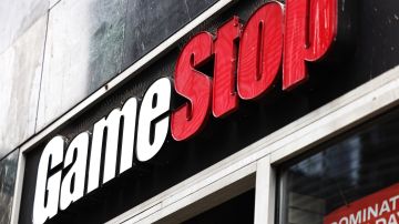 NEW YORK, NEW YORK - JANUARY 27: GameStop store signage is seen on January 27, 2021 in New York City. Stock shares of videogame retailer GameStop Corp has increased 700% in the past two weeks due to amateur investors. (Photo by Michael M. Santiago/Getty Images)