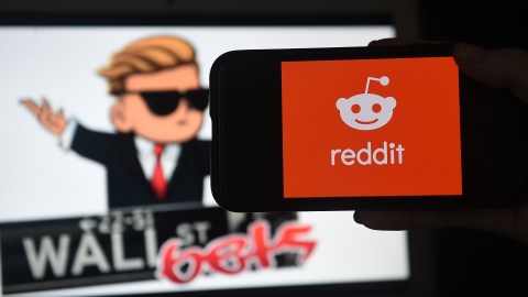 This photo illustration shows the logo of WallStreetBet on a computer and the Reddit logo on a mobile phone in Arlington, Virginia on January 29, 2021. - The US Securities and Exchange Commission (SEC) on Friday said its regulators were keeping an eye on the whipsawing share prices of some Wall Street stocks that had been targeted by a social media-driven campaign intended to make wealthy hedge funds suffer. (Photo by Olivier DOULIERY / AFP) (Photo by OLIVIER DOULIERY/AFP via Getty Images)