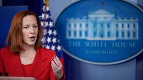WASHINGTON, DC - MARCH 2: White House Press Secretary Jen Psaki speaks during the daily press briefing at the White House on March 2, 2021 in Washington, DC. Later on Tuesday, President Joe Biden will deliver remarks on the ongoing COVID-19 pandemic. (Photo by Drew Angerer/Getty Images)