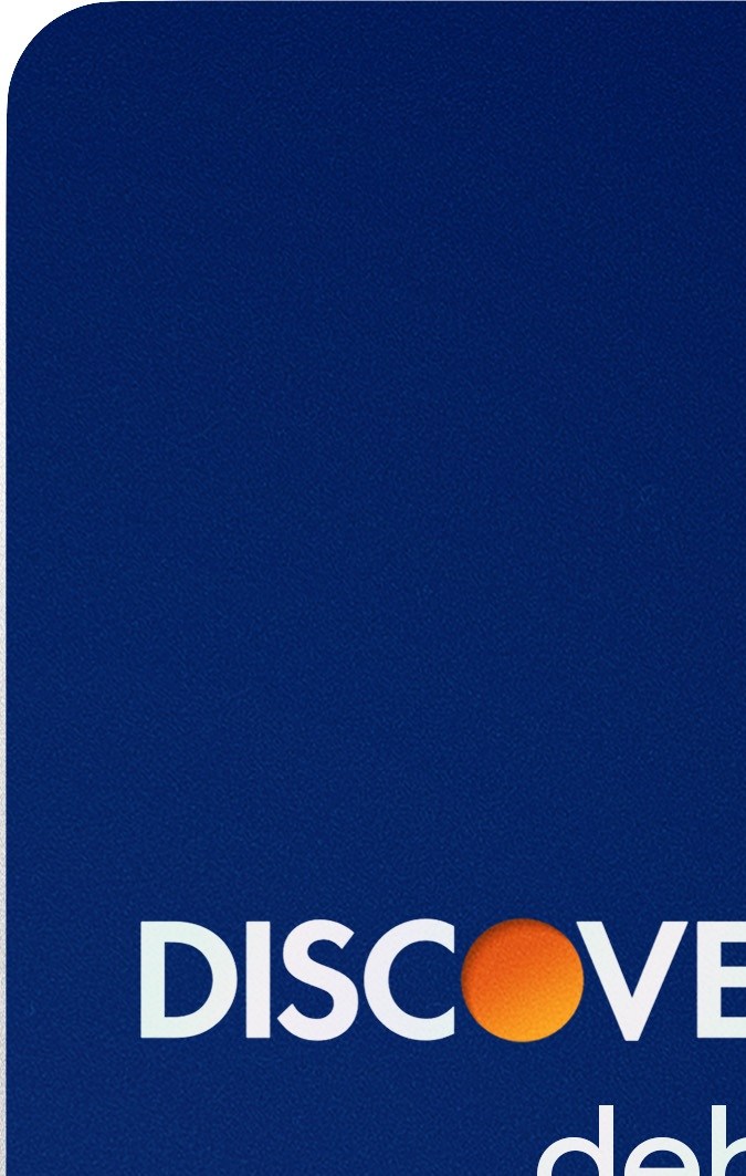 Foto de una tarjeta Discover Debit