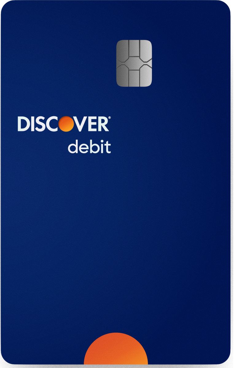 Foto de una tarjeta Discover Debit