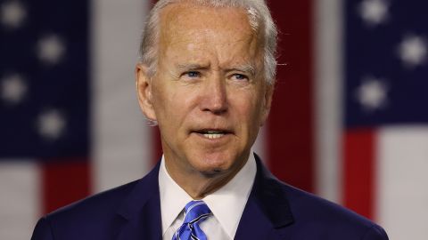 WILMINGTON, DELAWARE - JULY 14: Democratic presidential candidate former Vice President Joe Biden speaks at the Chase Center July 14, 2020 in Wilmington, Delaware. Biden delivered remarks on his campaign's 'Build Back Better' clean energy economic plan. (Photo by Chip Somodevilla/Getty Images)