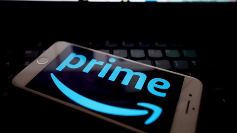 LONDON, ENGLAND - JANUARY 11: In this photo illustration, the Amazon Prime app is seen on a mobile phone on January 11, 2021 in London, United Kingdom. (Photo by Edward Smith/Getty Images)