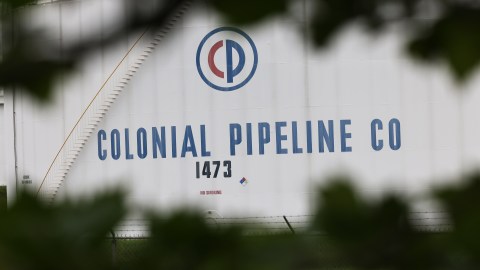 WOODBRIDGE, NEW JERSEY - MAY 10: Fuel holding tanks are seen at Colonial Pipeline's Linden Junction Tank Farm on May 10, 2021 in Woodbridge, New Jersey. Alpharetta, Georgia-based Colonial Pipeline, which has the largest fuel pipeline, was forced to shut down its oil and gas pipeline system on Friday after a ransomware attack that has slowed down the transportation of oil in the eastern U.S. On Sunday, the federal government announced an emergency declaration that extends through June 8th and can be renewed. On Monday, the FBI confirmed that the cyberattack was carried out by DarkSide, a cybercrime gang believed to operate out of Russia. (Photo by Michael M. Santiago/Getty Images)