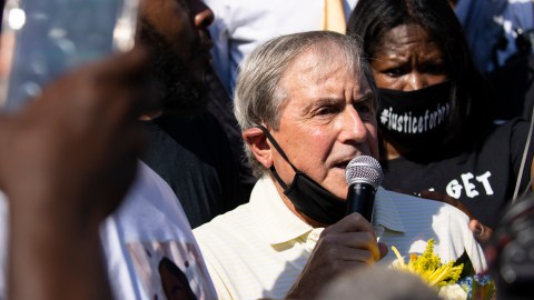 LOUISVILLE, KY - JUNE 06: Rep. John Yarmuth delivers remarks during a vigil for Breonna Taylor on June 6, 2020 in Louisville, Kentucky. This is the 12th day of protests since George Floyd died in Minneapolis police custody on May 25. (Photo by Brett Carlsen/Getty Images)