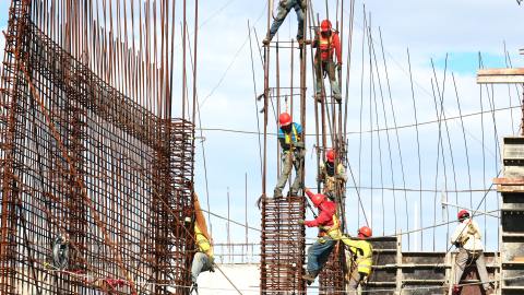 Trabajadores de la construccion
