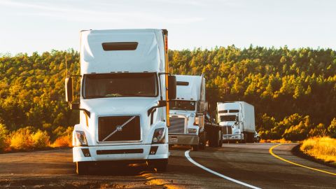 Conductores de camiones en Estados Unidos
