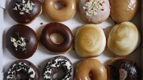 Donas Krispy Kreme y Dunkin Donuts