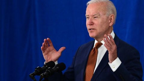 US President Joe Biden speaks about the May jobs report on June 4, 2021, at the Rehoboth Beach, Delaware, Convention Center. - The US economy added 559,000 jobs in May and the unemployment rate dipped to 5.8 percent, the Labor Department said on June 4, 2021, as Covid-19 vaccines helped businesses reopen and rehire. (Photo by JIM WATSON / AFP) (Photo by JIM WATSON/AFP via Getty Images)