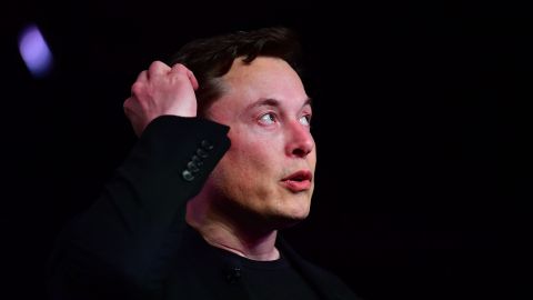 Tesla CEO Elon Musk speaks during the unveiling of the new Tesla Model Y in Hawthorne, California on March 14, 2019. - Tesla introduced a new electric sports utility vehicle slightly bigger and more expensive than its Model 3, pitched as an electric car for the masses. Tesla chief executive Elon Musk showed off the "Model Y" late Thursday, March 14, 2019, at the company's design studio in the southern California city of Hawthorne, and the company began taking orders online. (Photo by Frederic J. BROWN / AFP) (Photo credit should read FREDERIC J. BROWN/AFP via Getty Images)