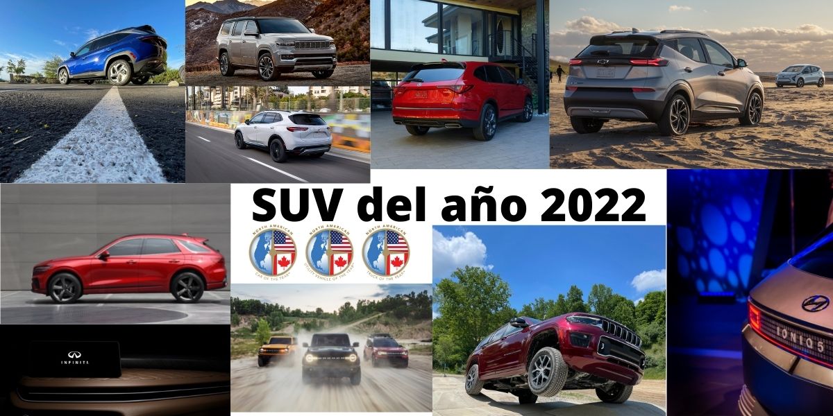 Candidatos al Premio NACTOY al SUV del Año 2022.