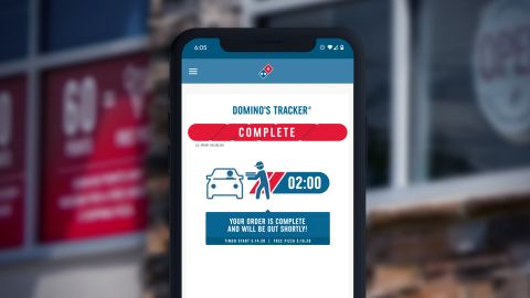 Garantia 2 minutos de Domino's