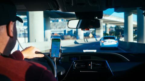Conductor de Uber y Lyft
