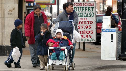 Familia de hispanos en EE.UU.