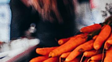 Alimentos en un supermercado