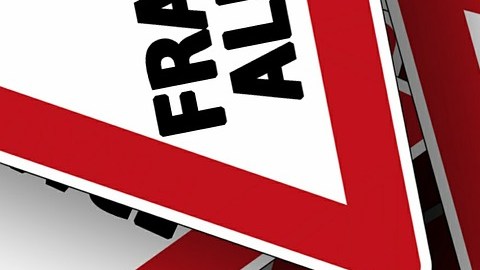 Imagen mostrando varias señales de alerta de fraude