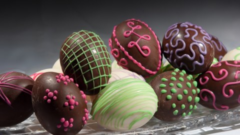 Huevos de chocolate de Pascua