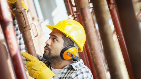 Empleado de la construcción