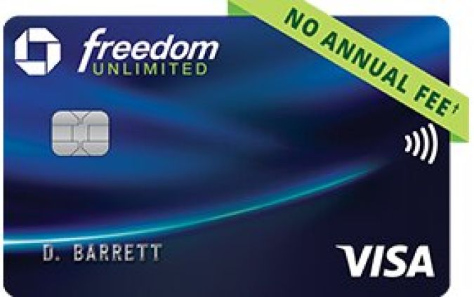 Foto de una tarjeta de crédito Chase Unlimited