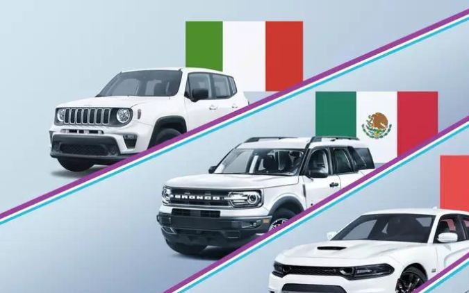 Autos americanos NOT Made in the US.