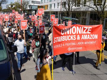 Sindicato Starbucks y Amazon