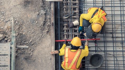 Empleados de la construcción en EE.UU.