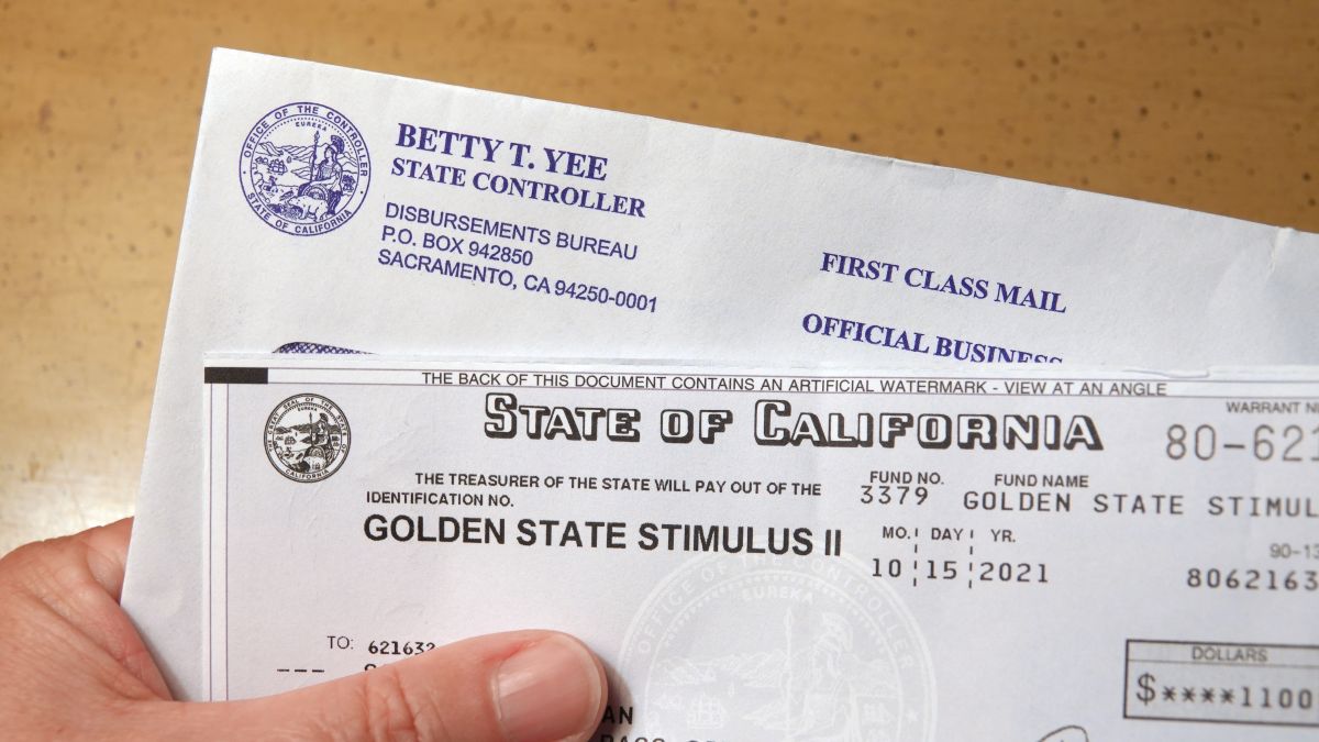 Los primeros que recibirán el nuevo cheque de estímulo de California fue aquellos que accedieron al alivio económico Golden State.