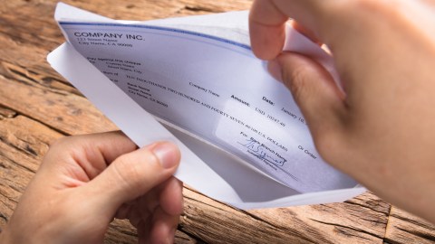 cheque de pago