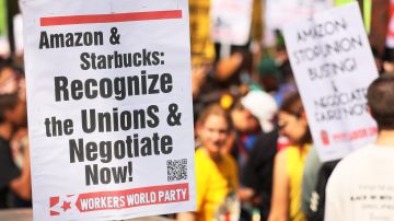 sindicatos de amazon y starbucks