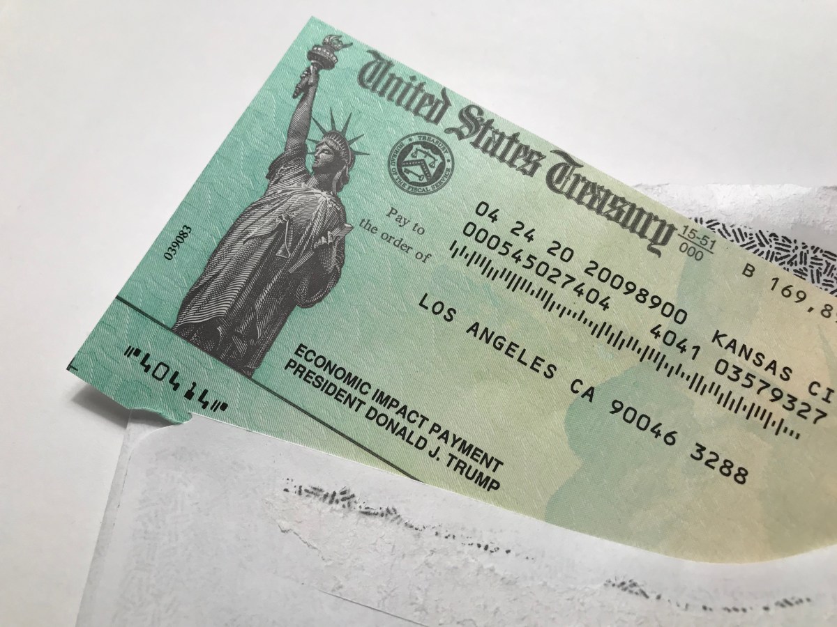 Cheque Estimulo Reverso Cheque de estímulo en EE.UU.: cómo cobrar hasta $3,284 dólares en pagos ...