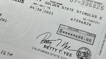 Cheque de estímulo en California
