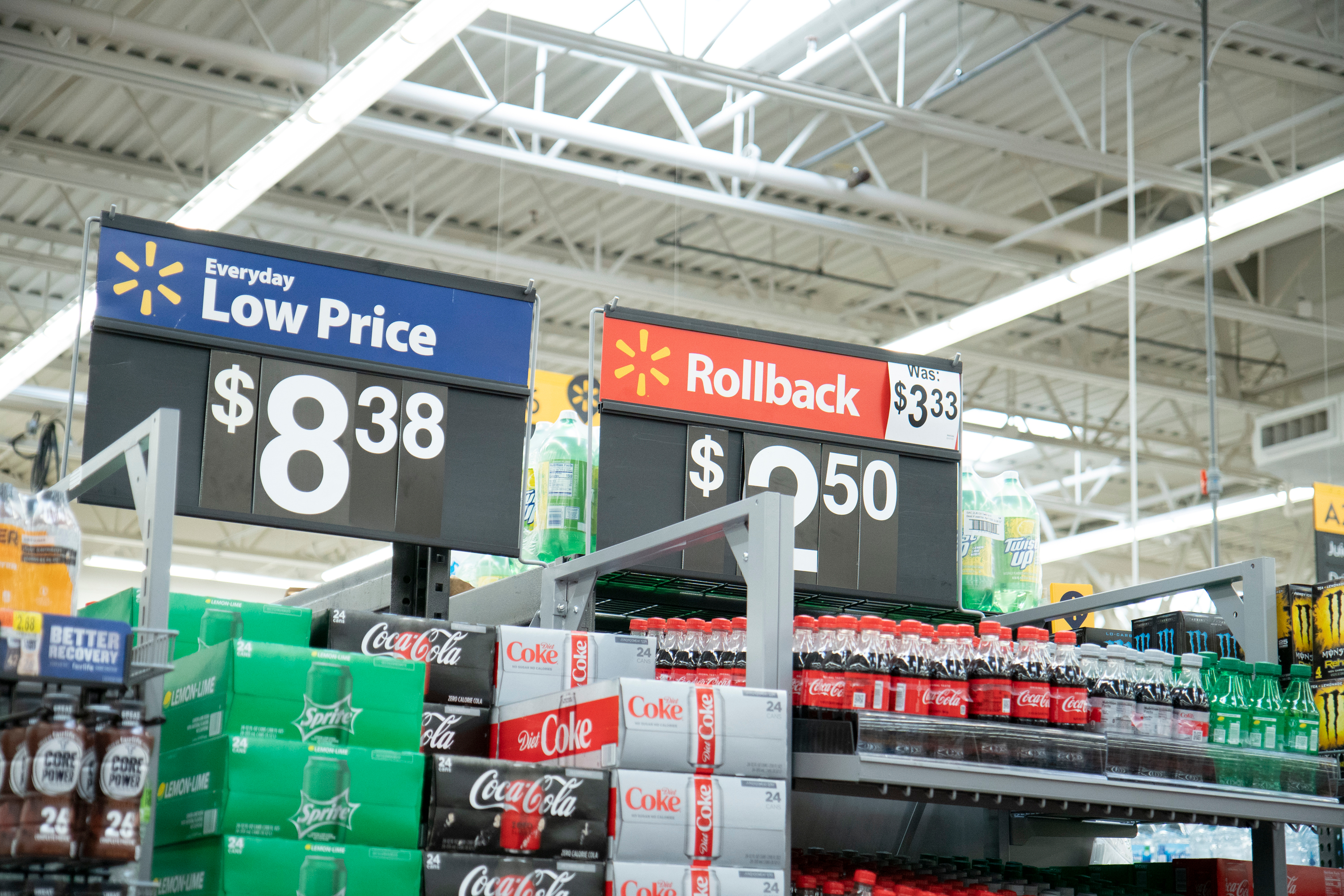 What are Rollback signs at Walmart in the US?
